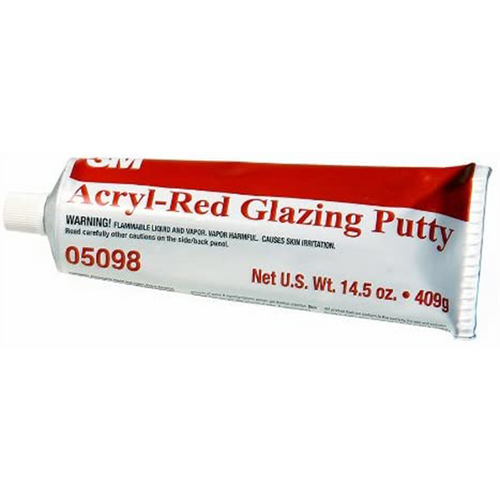 3M 3M Acryl Putty, 05098, Red, 14.5 oz