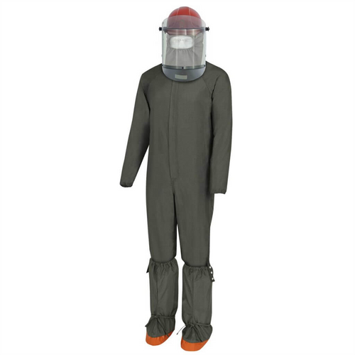 Oberon Suit Kit - Arc Flash - 8 Cal - Clean Room - Comes with (Coverall Size: Medium, Bootie Size: Medium, Face Shield, Balaclava)