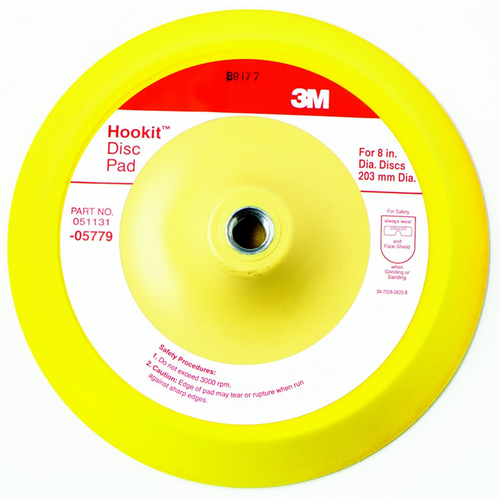3M 8" PAD HOOK IT 5/8 X 11 THREAD 3M 8" PAD HOOK IT 5/8 X 11 THREAD