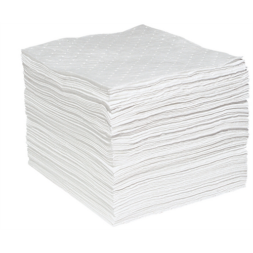 New Pig 100-Pack White Sonic Bonded Mat Pad, Mediu
