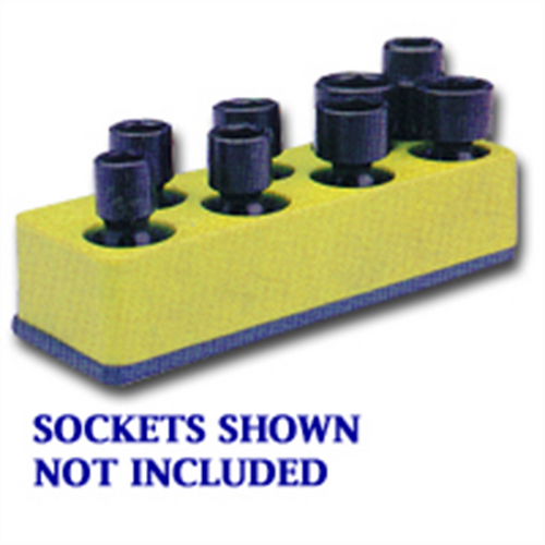 Mechanic's Time Savers SOC HOL 3/8U IMP YELLOW NEON 8 HOLE