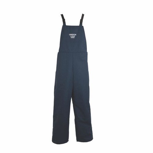 Oberon Bib Overalls - Arc Flash - 40 Cal LAN&trade; Series - Color: Navy Blue - Size: Medium Extra Short