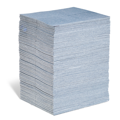New Pig 15 in. x 19 in. Blue Absorb Mat Pad (10