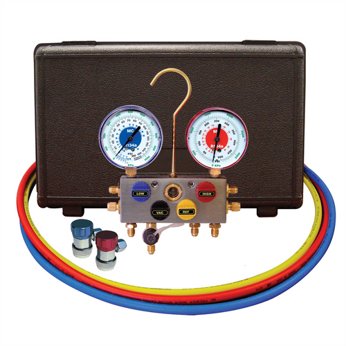 Mastercool R134A 4WAY MANIFOLD SET