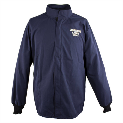 Oberon Coat - Arc Flash - 12 Cal LAN&trade; Series Deluxe - Color: Navy Blue - Size: 3XL Tall