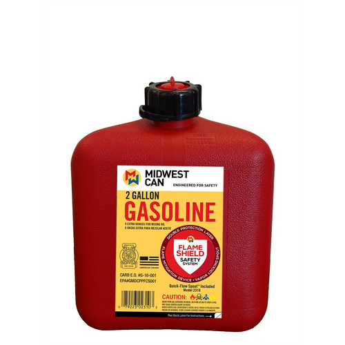 Midwest Can 2 Gallon FMD Gas Can Midwest Can 2 Gallon FMD Gas Can