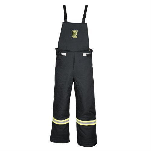 Oberon Bib Overalls - Arc Flash - 100 Cal TCG&trade; Ultralight - Color: Black - Size: XL Short