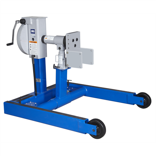 OTC 6000 lb Diesel Engine Stand with Universal Engine Adapter Assembly