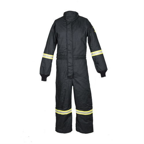 Oberon Coveralls - Arc Flash - 25 Cal TCG&trade; Ultralight - Color: Black - Size: Medium