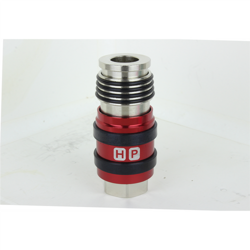 Milton Industries 3/8" Safety Exhaust Coupler, 1/4" FNPT