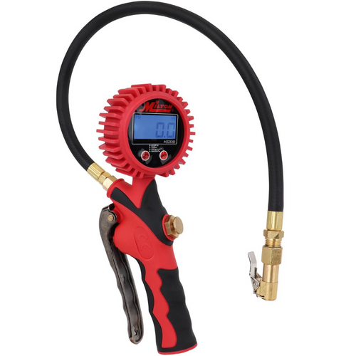 Milton Industries Digital Pistol Grip Inflator Gauge Euro Chuck