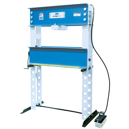 OTC FLOOR PRESS 55 TON W/AIR/HYDRAULIC HAND PUMP OTC FLOOR PRESS 55 TON W/AIR/HYDRAULIC HAND PUMP