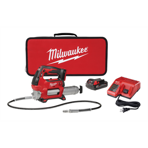 Milwaukee Tool M18 Cordless 2-Speed Grease Gun Kit Milwaukee Tool M18 Cordless 2-Speed Grease Gun Kit