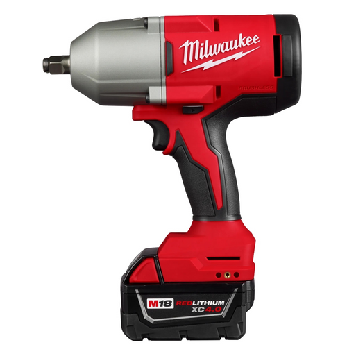 Milwaukee Tool M18 Brushless 1/2 Inch High Torque Impact Wrench with Friction Ring Kit Milwaukee Tool M18 Brushless 1/2 Inch High Torque Impact Wrench with Friction Ring Kit