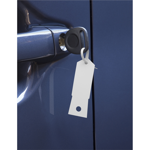 Petoskey Plastics White Plastic Key Tags- 1,000/Box