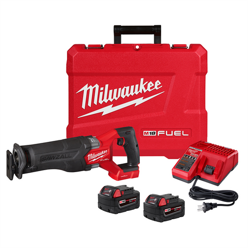 Milwaukee Tool M18 FUEL SAWZALL Recip Saw w/ ONE-KEY - 2 Battery XC5.0 Kit Milwaukee Tool M18 FUEL SAWZALL Recip Saw w/ ONE-KEY - 2 Battery XC5.0 Kit
