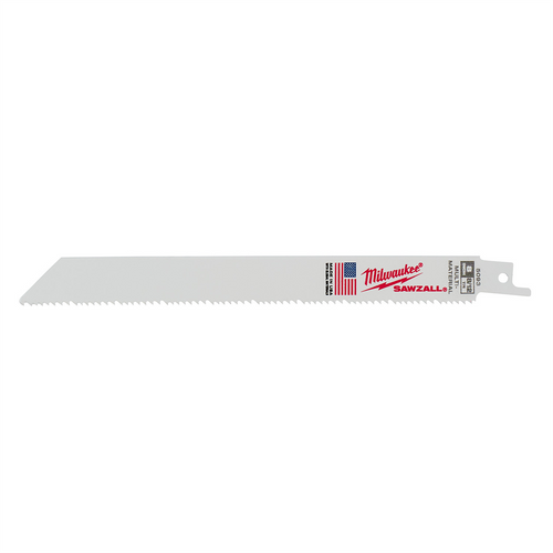 Milwaukee Tool 8" 8/12 TPI SAWZALL Blades (10 Pk Bulk)