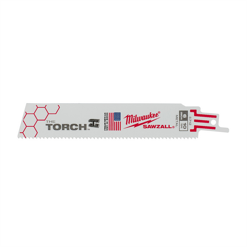 Milwaukee Tool 6" 10 TPI The Torch SAWZALL Blades (Bulk - 25 Pk)