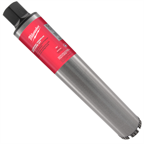 Milwaukee Tool 3-1/2" Diamond Premium Wet Core Bit Milwaukee Tool 3-1/2" Diamond Premium Wet Core Bit