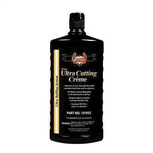 Presta Strata 131932 Ultra Cutting Creme, 32 oz Bottle, Yellow