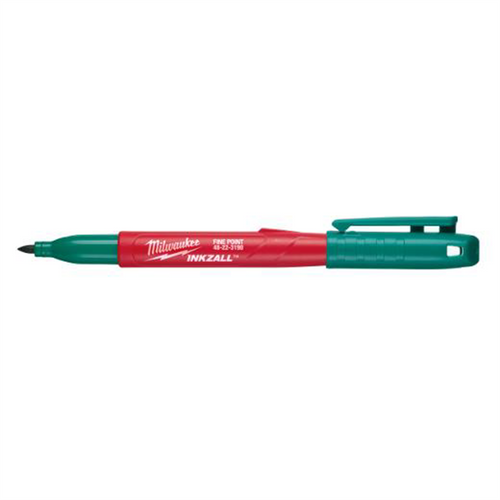 Milwaukee Tool INKZALL Green Fine Point Maker Milwaukee Tool INKZALL Green Fine Point Maker