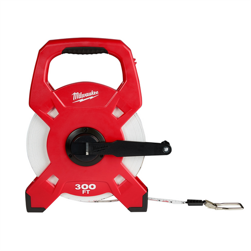Milwaukee Tool 300ft Fiberglass Open Reel Long Tape Measure Milwaukee Tool 300ft Fiberglass Open Reel Long Tape Measure