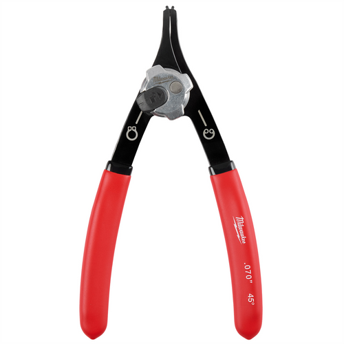 Milwaukee Tool .070" Convertible Snap Ring Pliers - 45 Degree