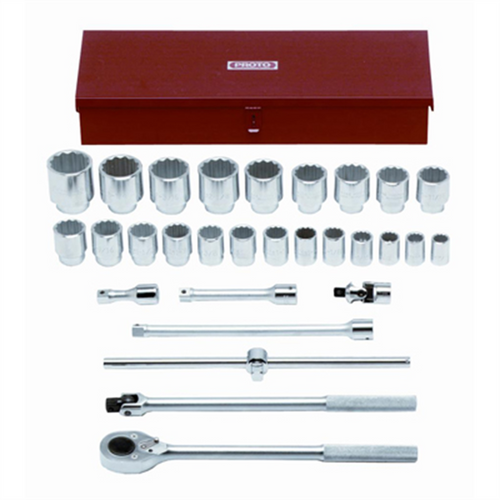 STANLEY PROTO INDUSTRIAL SKT SET 3/4 DR 29PC SET