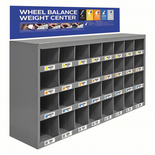 Wegmann Automotive Perfect Equipment Wheel Weight Wall Rack