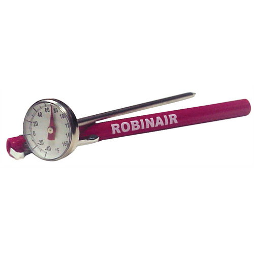 Robinair 1" Dial Pocket Thermometer Robinair 1" Dial Pocket Thermometer