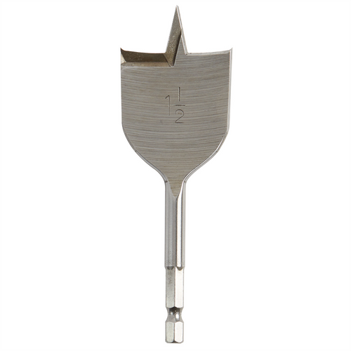 Milwaukee Tool 1-1/2" x 4.5" Flat Boring Bit