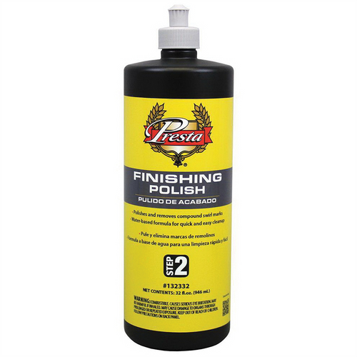Presta 132332 Finishing Polish, 32 oz Bottle, Light Gray Presta 132332 Finishing Polish, 32 oz Bottle, Light Gray