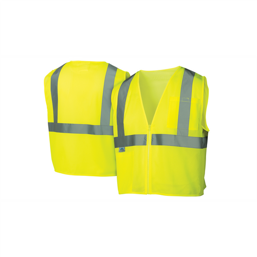 Pyramex Safety - Safety Vest - Hi-Vis Lime - Size 2X Large