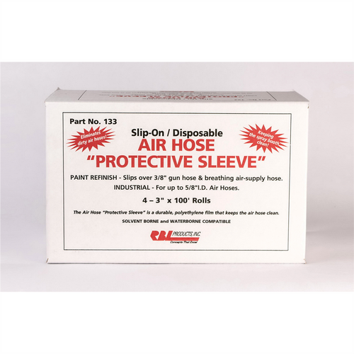 RBL Products 133 Air Hose Protective Sleeve, Polyethylene Film, 100 ft L x 3 in W