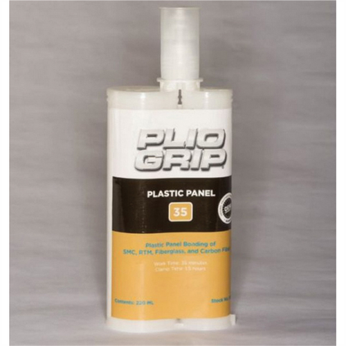 PLIO-GRIP Plastic Panel 35 8035 Plastic Panel Bonding, 400 mL Cartridge, Beige (Part A), Green (Part B) PLIO-GRIP Plastic Panel 35 8035 Plastic Panel Bonding, 400 mL Cartridge, Beige (Part A), Green (Part B)