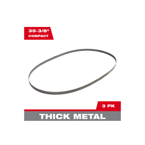 Milwaukee Tool 10 TPI Compact Portable Band Saw Blade 3PK