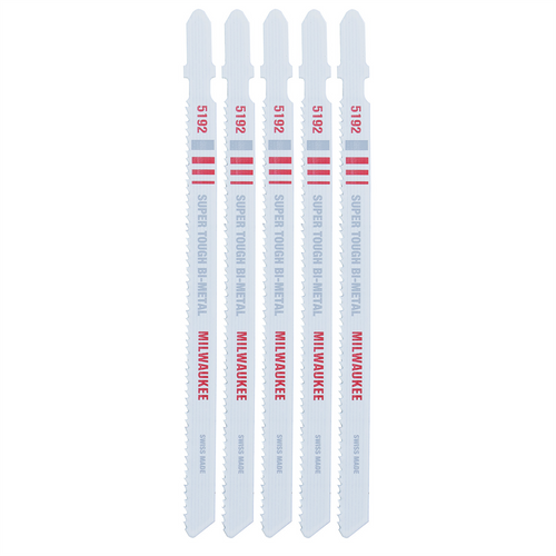 Milwaukee Tool 5-1/4" 14 TPI Bi-Metal Jig Saw Blade (5 PK) Milwaukee Tool 5-1/4" 14 TPI Bi-Metal Jig Saw Blade (5 PK)