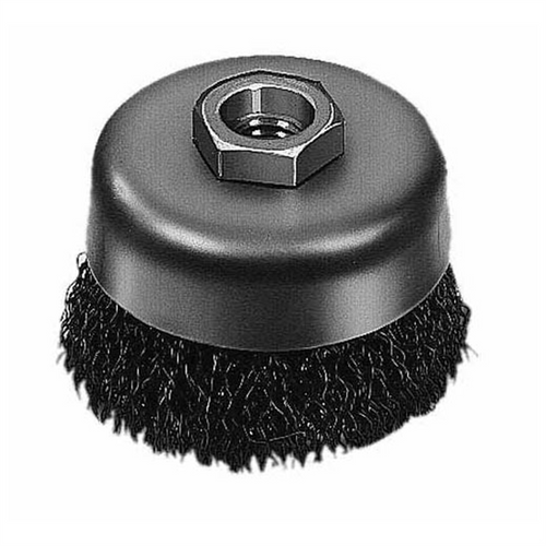 Milwaukee Tool 3" Crimped Wire Cup Brush- Carbon Steel Milwaukee Tool 3" Crimped Wire Cup Brush- Carbon Steel
