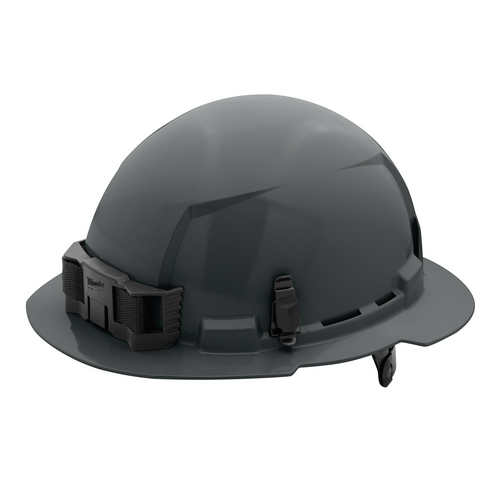 Milwaukee Tool BOLT Gray Full Brim Hard Hat w/6pt Ratcheting Suspension (USA) - Type 1, Class E