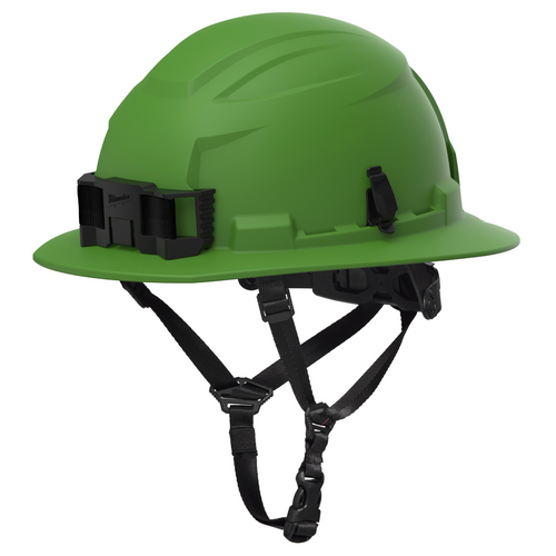 Milwaukee Tool BOLT Green Full Brim Non-Vented Safety Helmet &hyphen; Type 2, Class E