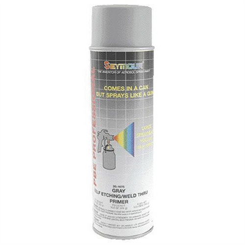 Seymour PBE 20-1675 Weld-Thru Primer, 20 oz Aerosol Can, Gray, 59% VOC, 18 sq-ft Coverage