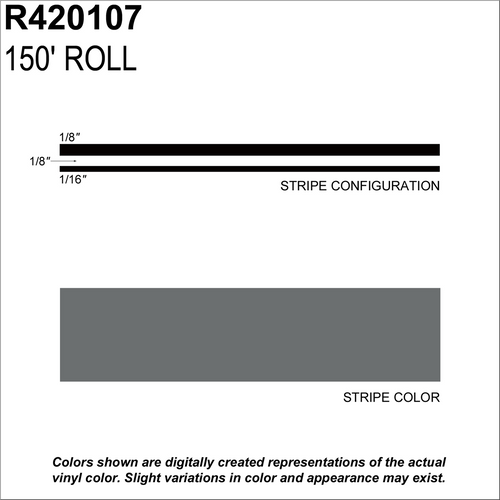 MS, 5/16" X 150'; Gunmetal Metallic