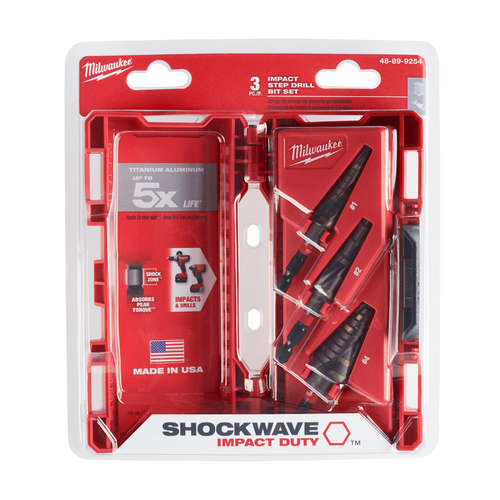 Milwaukee Tool SHOCKWAVE Impact Duty  3PC KIT (#1, #2, #4)