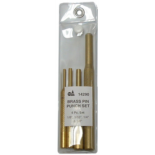 SG Tool Aid PUNCH SET BRASS PIN 4 PC SG Tool Aid PUNCH SET BRASS PIN 4 PC