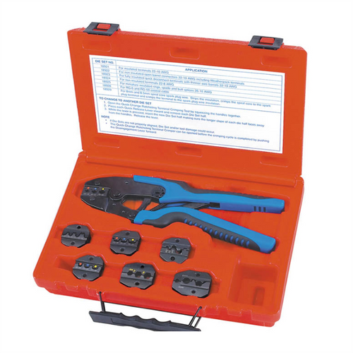 SG Tool Aid QUICK CHANGE RATCHETING TERMINAL CRIMPING KIT SG Tool Aid QUICK CHANGE RATCHETING TERMINAL CRIMPING KIT