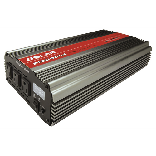 Clore Automotive SOLAR PI20000X 2000W Power Inverter, Triple Outlet