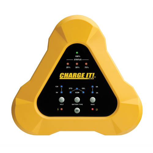 Clore Automotive CHARGE IT! 4506 6/2 Amp 6/12 Volt Battery Charger
