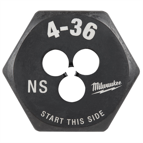 Milwaukee Tool 4-36 NS 1-Inch Hex Threading Die