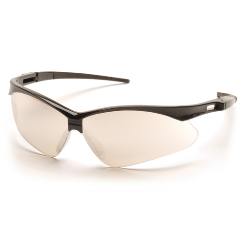 Pyramex Safety - PMXTREME - Black Frame/I/O Mirror Lens with Black Cord  , Sold 12/BOX
