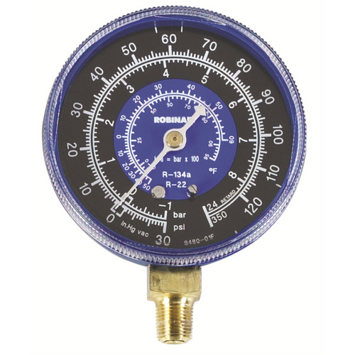 Robinair Universal R-134A/R22 Low Side Gauge Robinair Universal R-134A/R22 Low Side Gauge